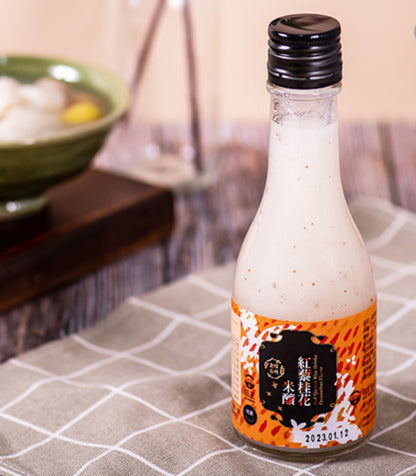 Boisson de Riz à la Quinoa Rouge et Osmanthus 紅藜桂花米釀 200ml en bouteille
