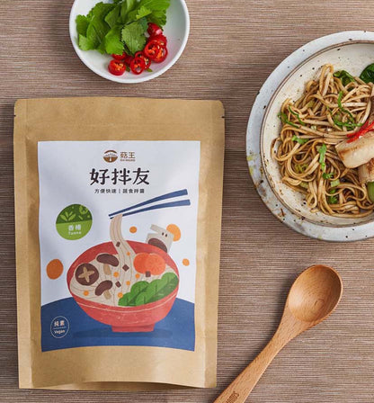 Sauce Toona aux Pâte de Fève de Haricot et Champignons 香菇香椿拌麵醬包 280g (28g*10sachets) (Végétarien)